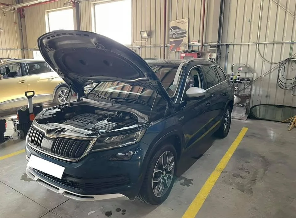 Škoda Kodiaq — Lucrare în atelier.